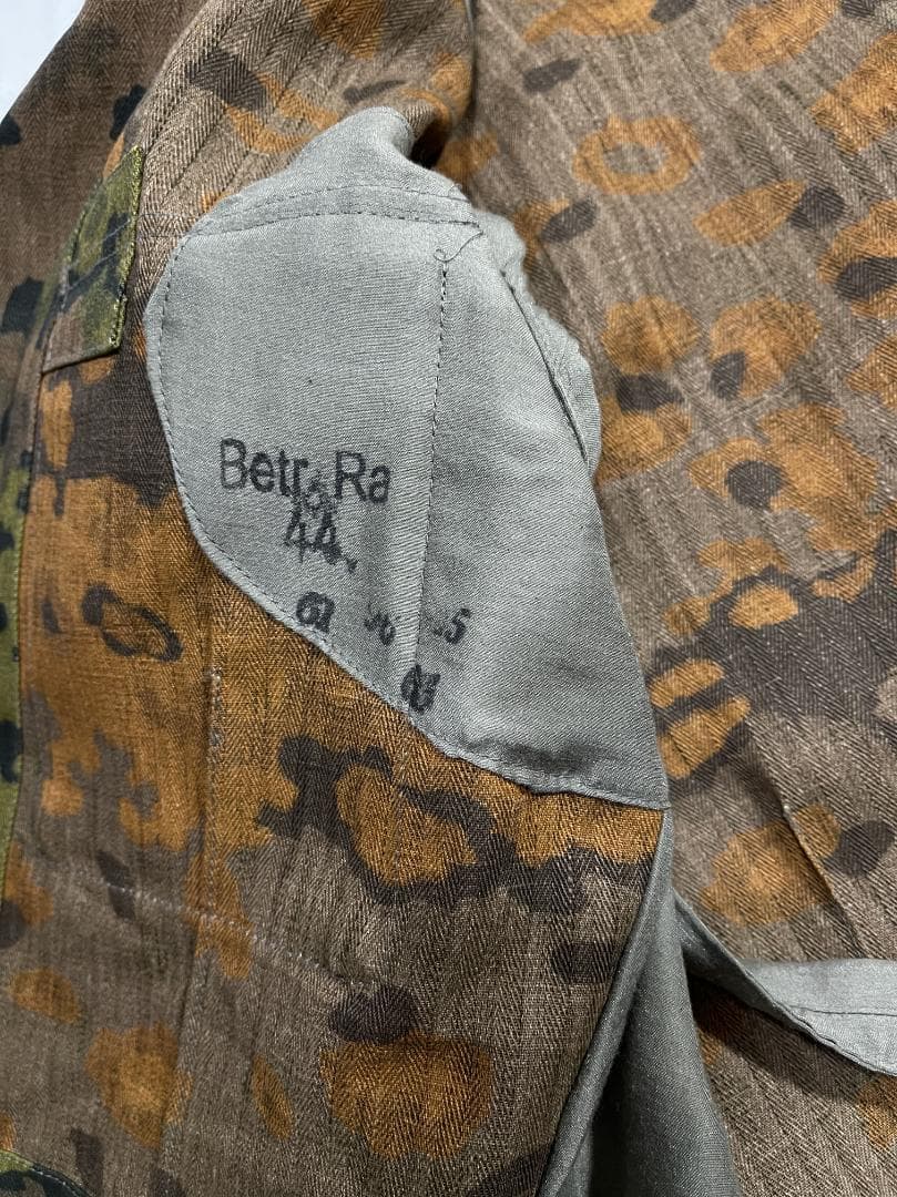WW2　ドイツ軍　M44　OAK A　迷彩ジャケットSMW製　限定生産品US38