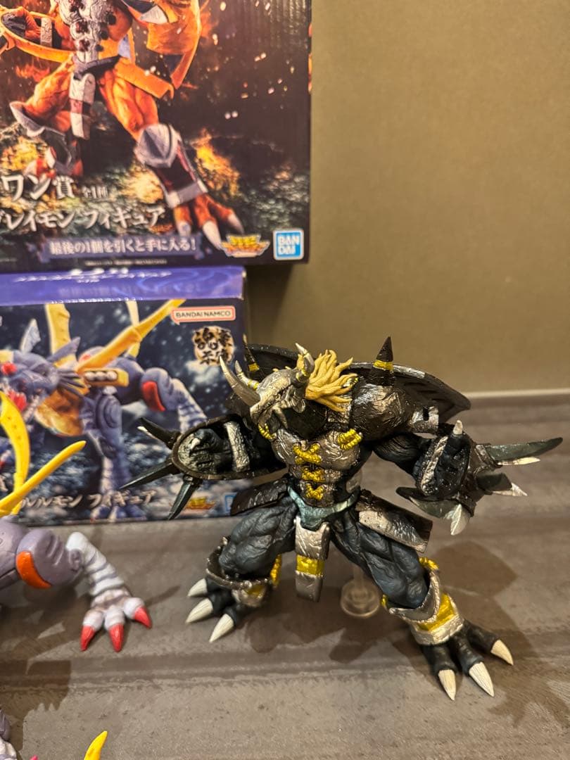 一番くじ デジモン 究極進化 魂豪示像 フィギュア 4体セット