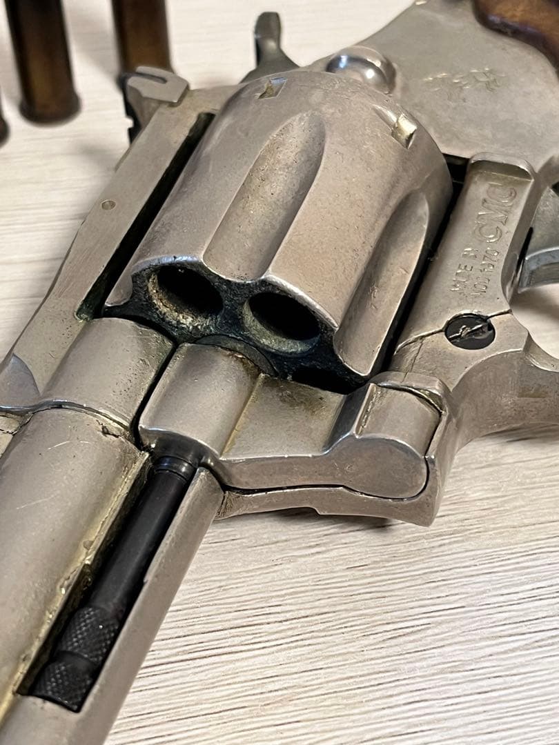 CMC 金属製シルバーリボルバー モデルガン　ビンテージ