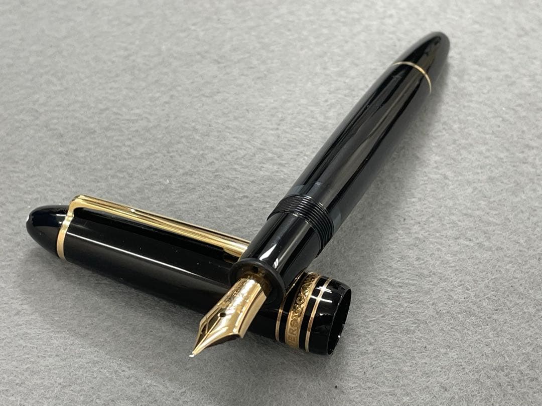 【極美品】モンブラン 146 万年筆 全金14K、ワイルドスワンズ ピークアブー