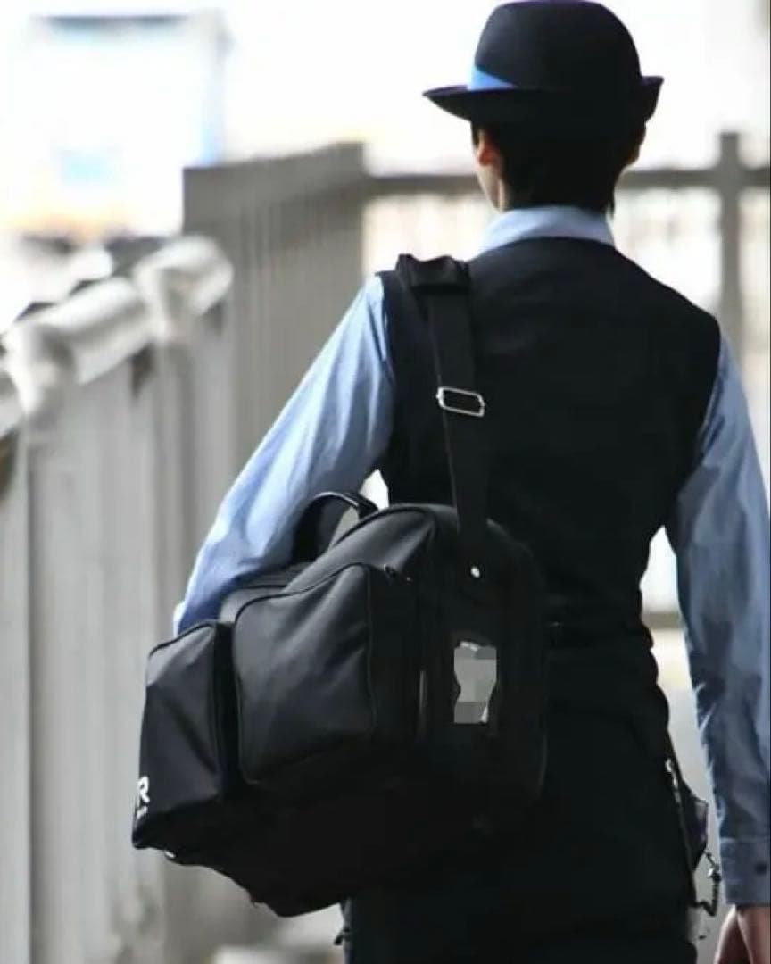 貴重　JR西日本　乗務員カバン　サブバッグ　補助バッグ　運転士　車掌　ソフト鞄