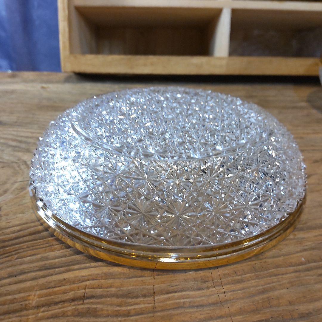 須田秀石④　茶懐石用　クリスタル　　五客セット（内、蓋が無い物2つ）