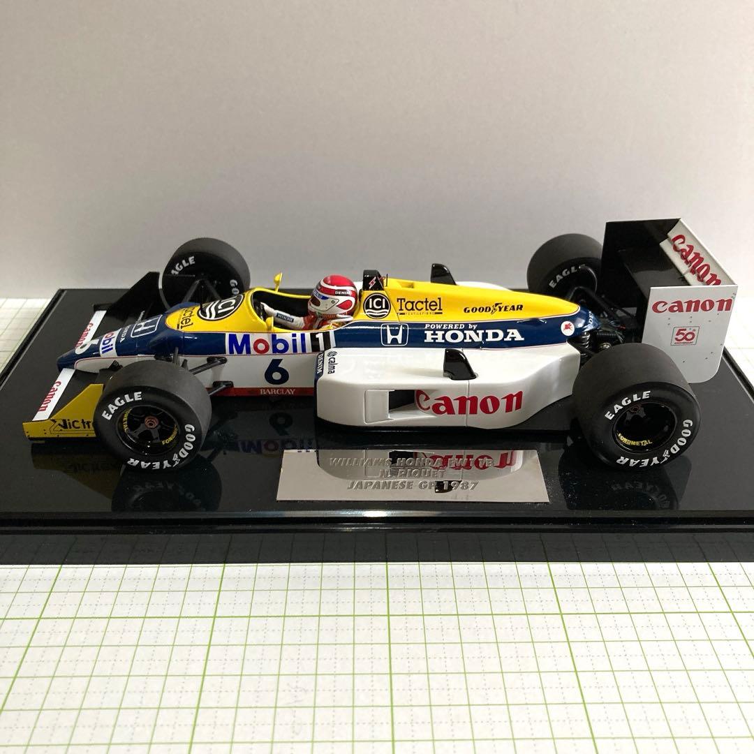 ミニチャンプス製　1/18 WILLIAMS HONDA FW11B ＃6