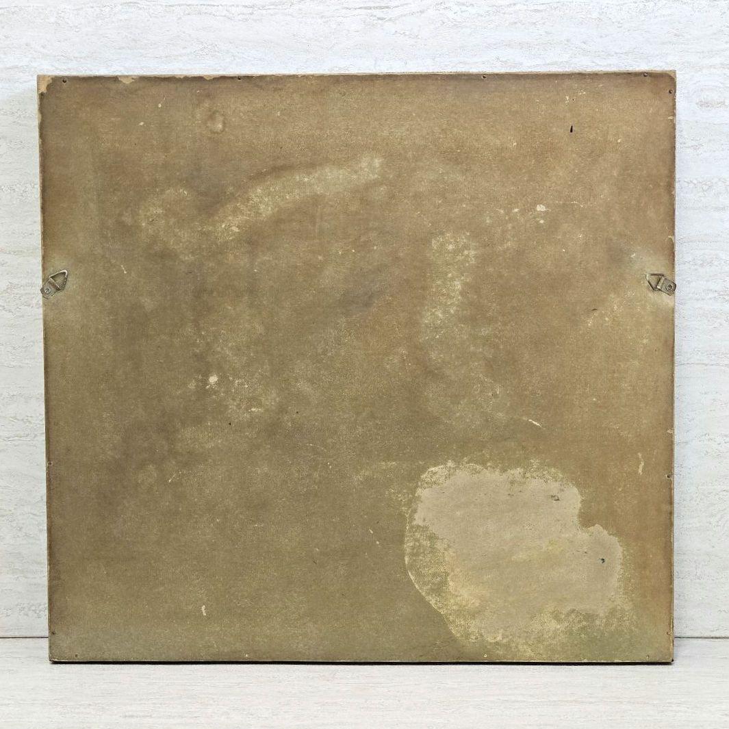 美品 ‼️大淵光則（おおぶち みつのり、号：光則）作の純銀製彫金レリーフ額絵。