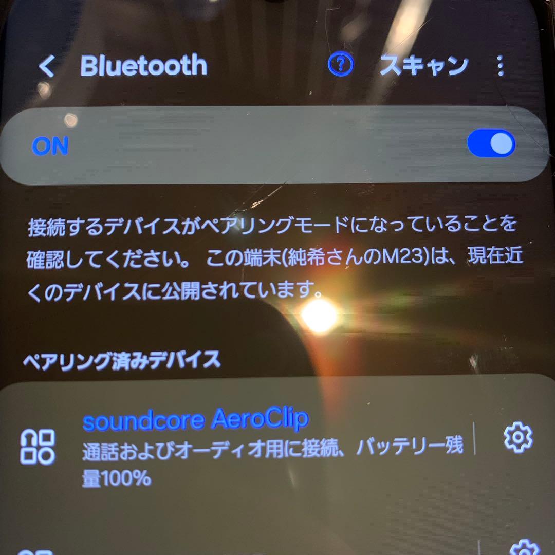 Anker ワイヤレスイヤホン　Soundcore AeroClip 美品