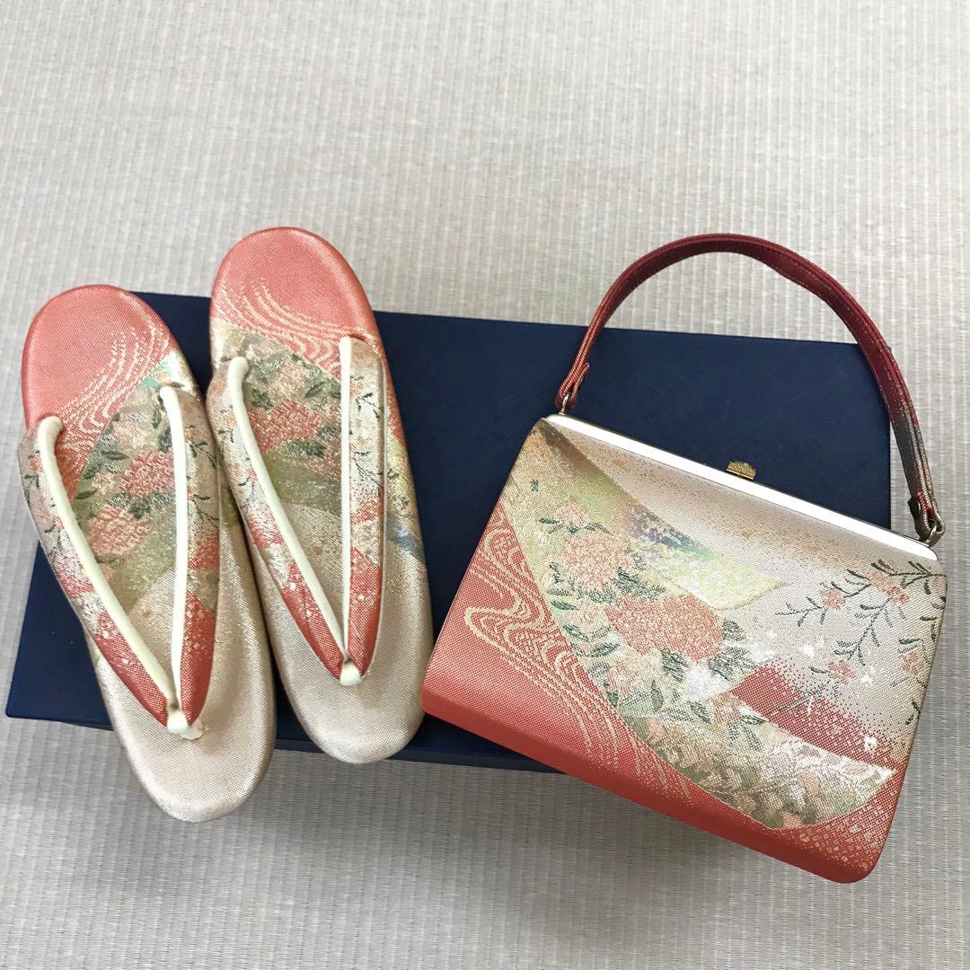 梅乃【140】正絹　振袖　フルセット　古典　ピンク　8点セット