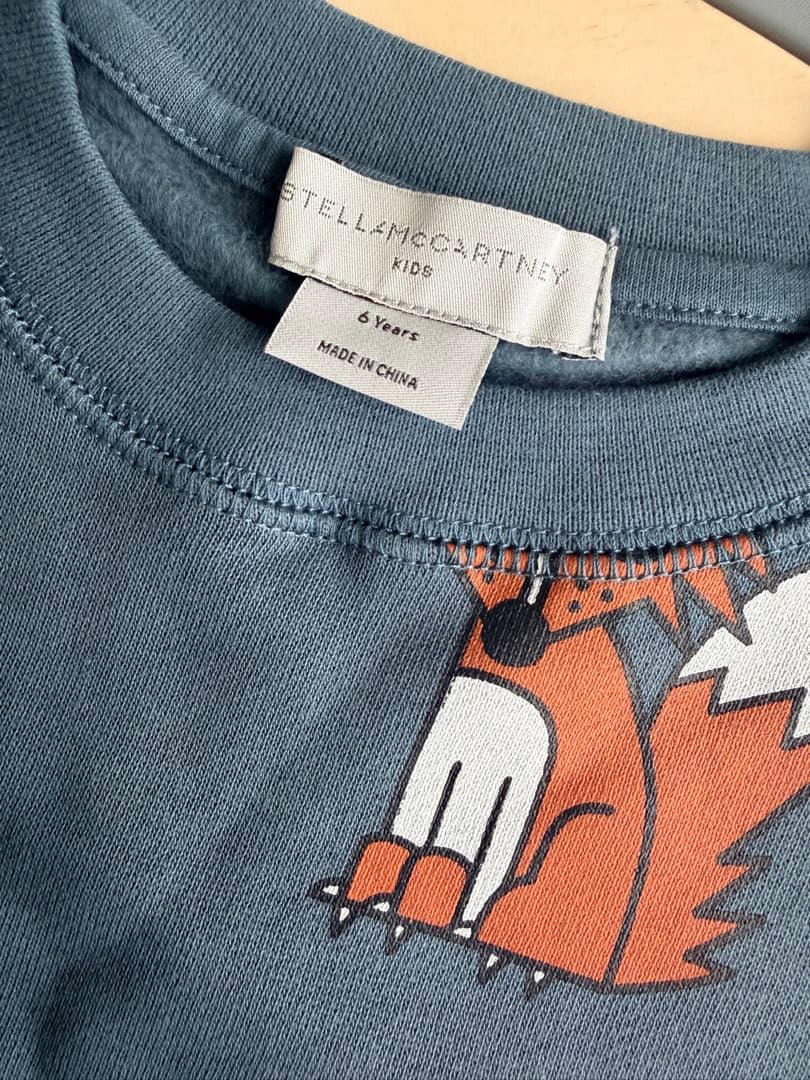 新品未使用　 ステラ　マッカートニー　キッズ　トレーナー　裏起毛上下セット　6Y