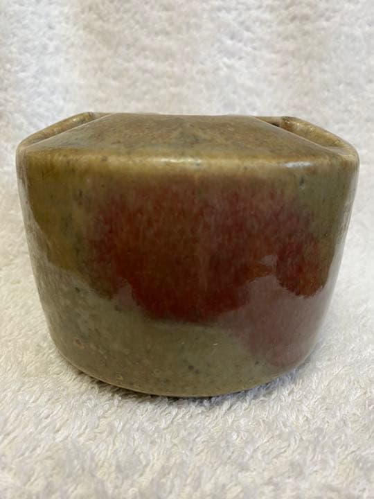 #希少陶器河合寛次郎高橋一智作飛辰砂紬灰落　超レア品