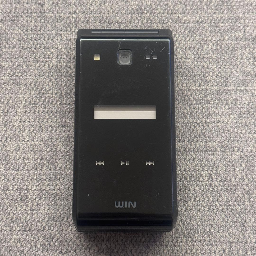 【概ね美品】 au WIN W41T ブラック 本体のみ