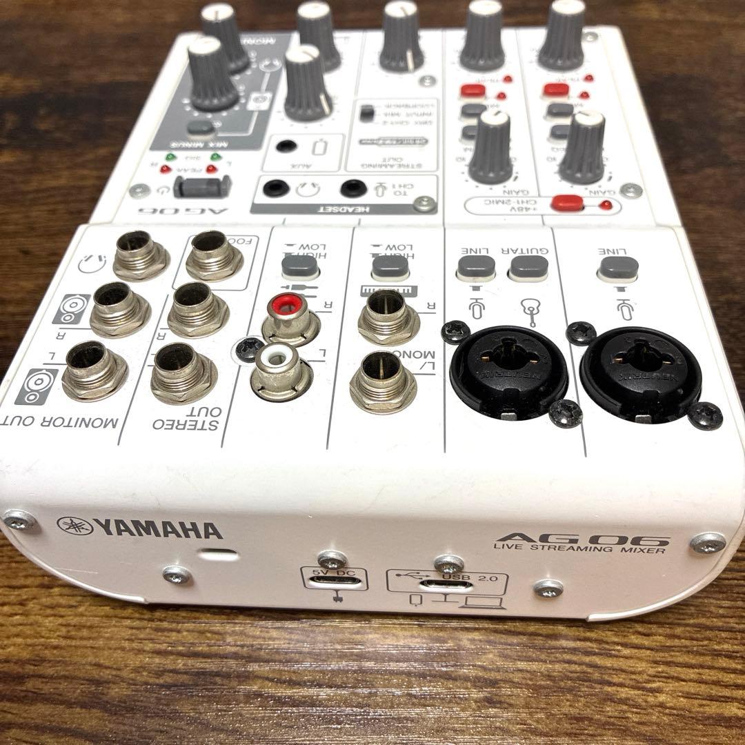 ♡YAMAHA オーディオインターフェイス　AG06MK2 W♡