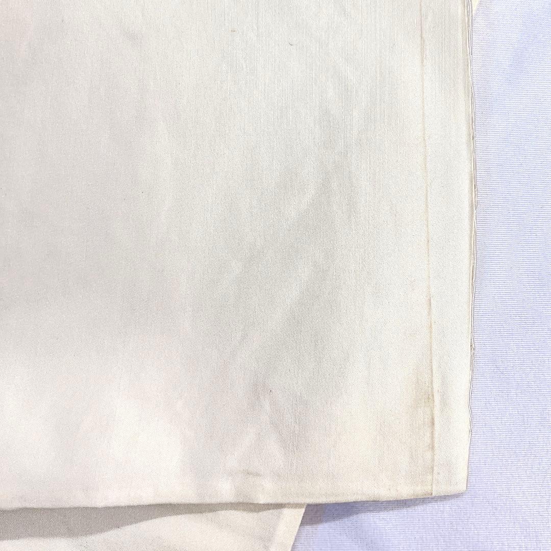 袋帯　青海波　菊花　牡丹　銀糸　シルバー　着物　帯　023k