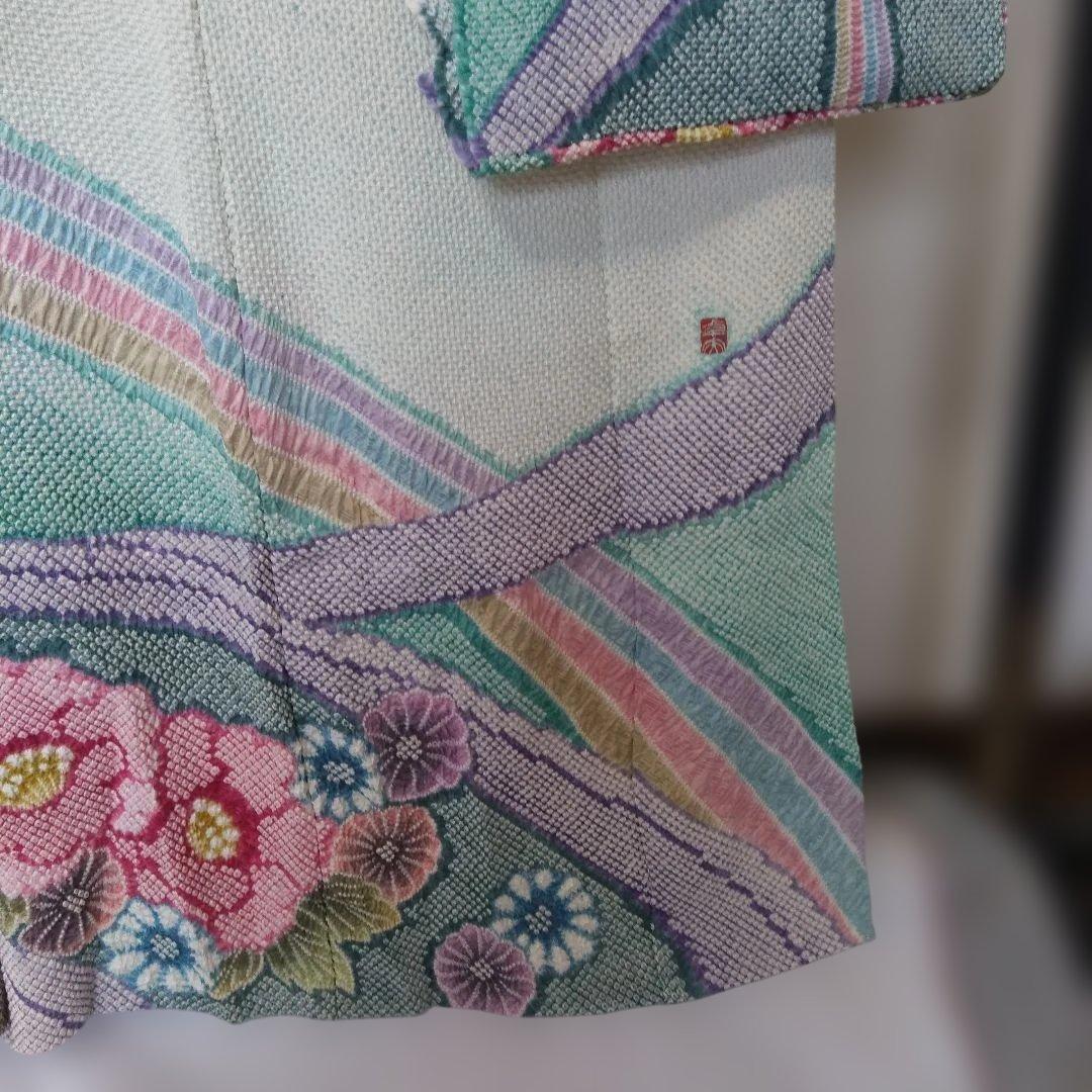 s*n様 藤娘　総絞り振袖未仕立て仮絵羽