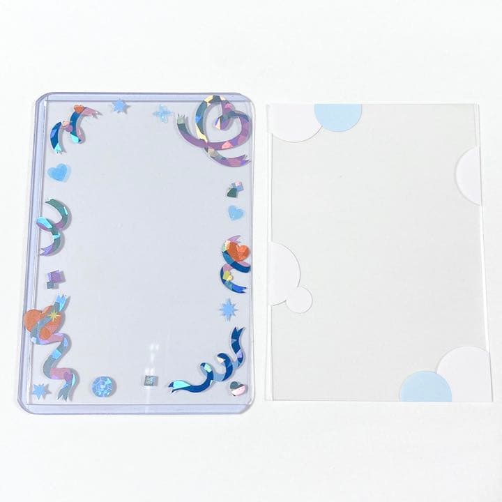 【オーダーページ】デコトレカケース・デコスリーブ ブルーセット①