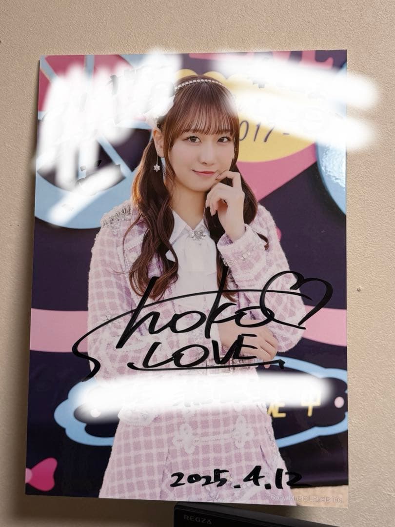 =LOVE 瀧脇笙古　直筆パネル