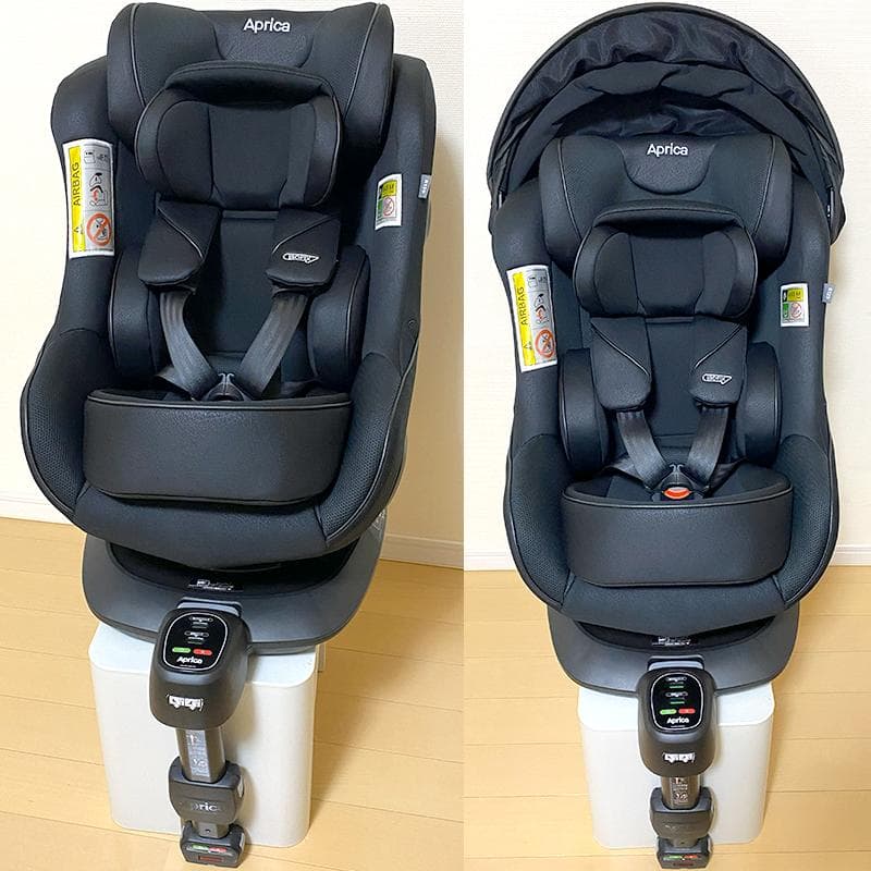 【美品】アップリカ 最高級チャイルドシート クルリラビッテエックス ブラック