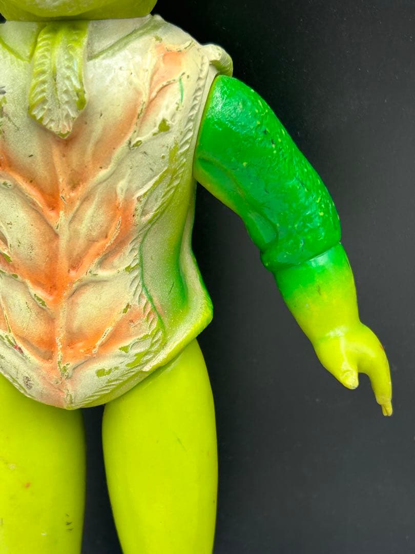 Ｒ１　旧バンダイ　バンザイマーク　ソフビ　仮面ライダー　怪人　サラセニアン