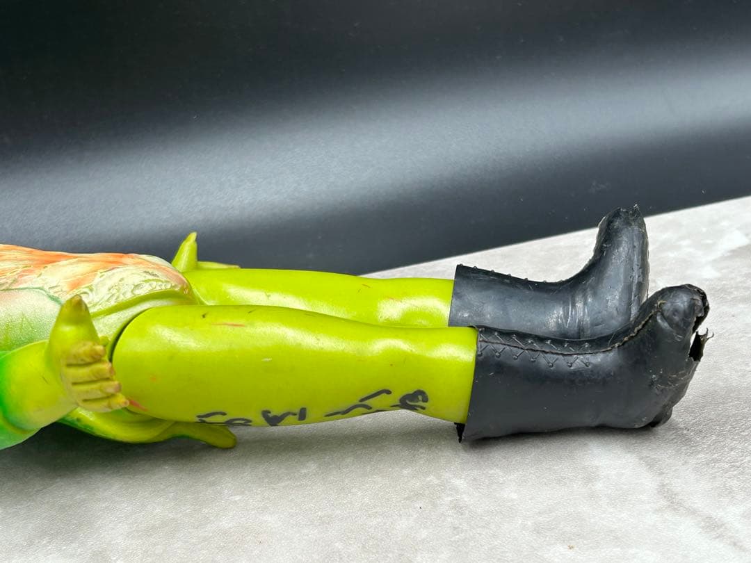 Ｒ１　旧バンダイ　バンザイマーク　ソフビ　仮面ライダー　怪人　サラセニアン