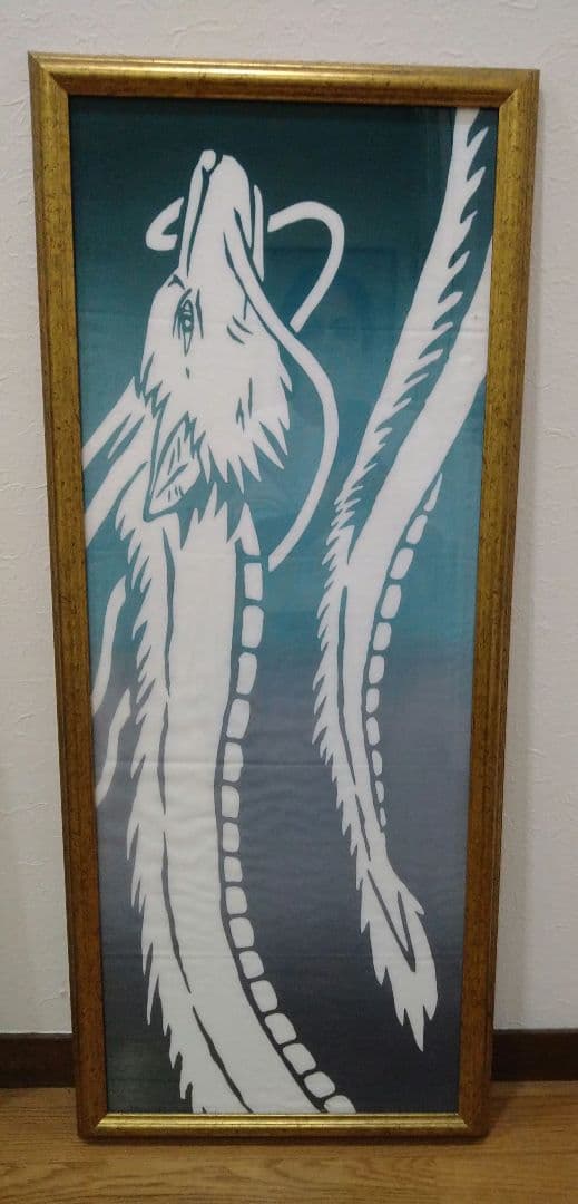 ジブリ手ぬぐい額ぶち