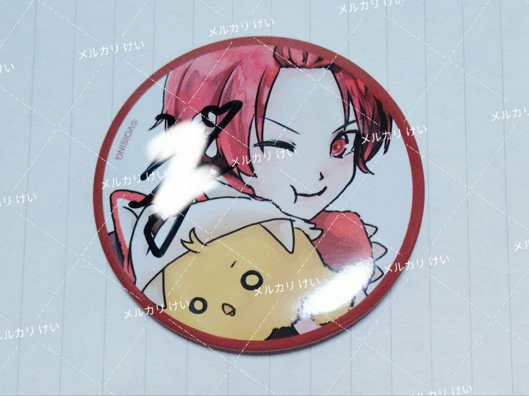 いれいす りうら 缶バッジ 直筆サイン 手描き