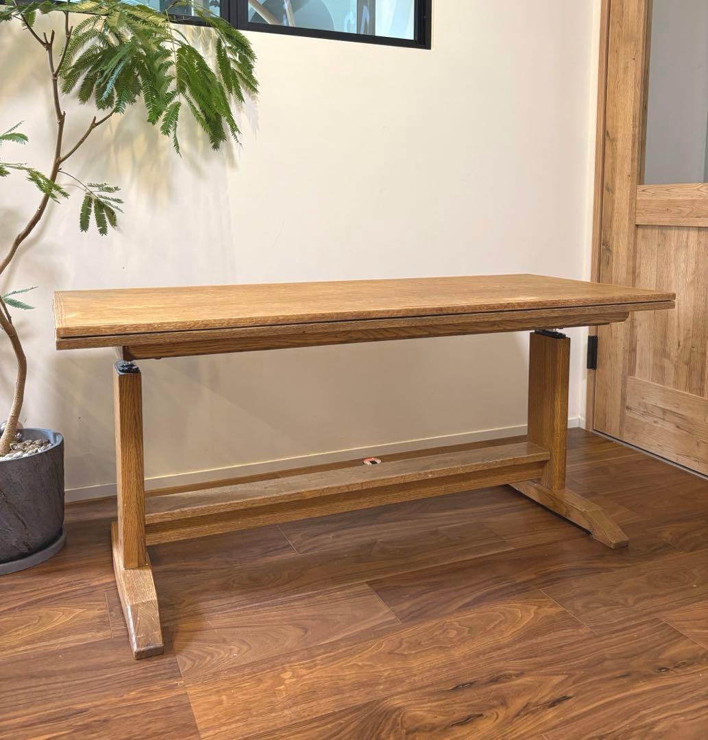 最終セール！モモナチュラル　テーブル　VENT 3way ダイニング　オーク
