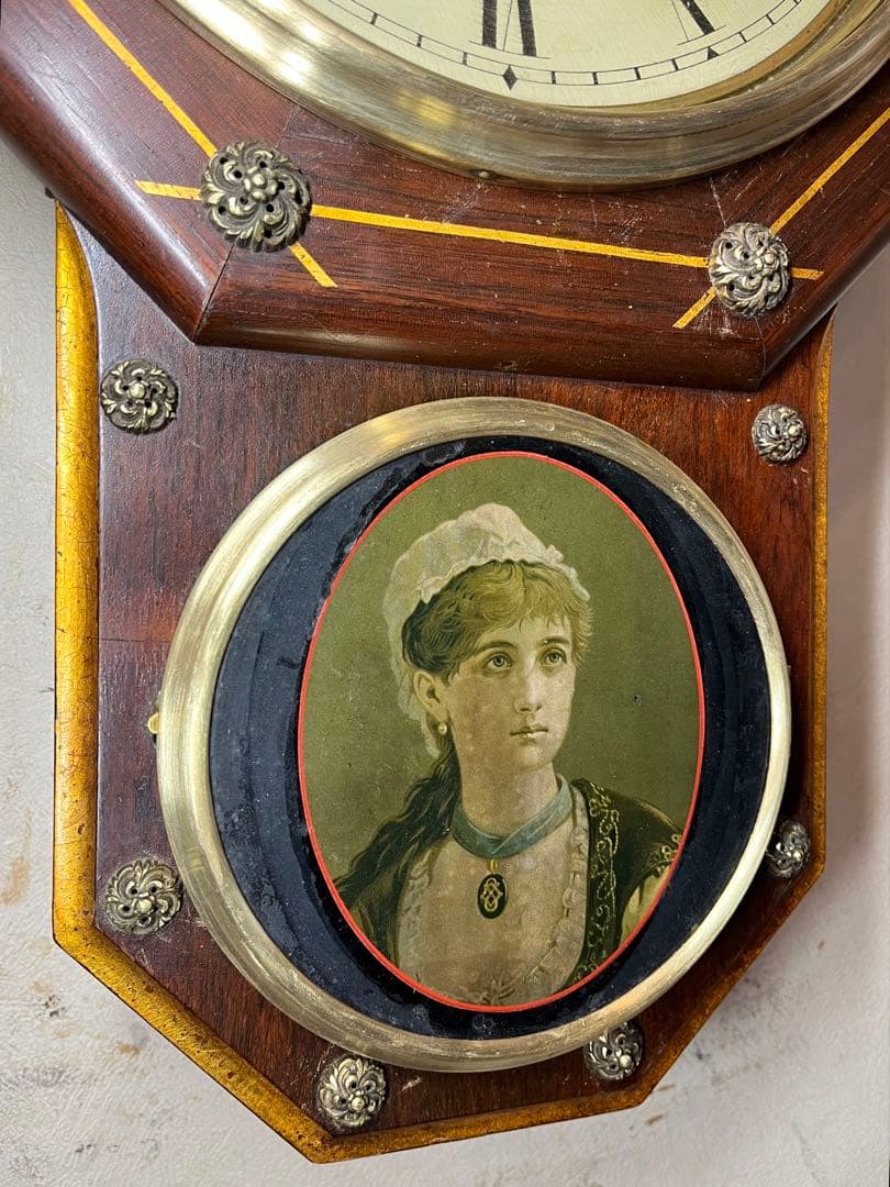 セストーマス　柱時計　古時計　振り子　ゼンマイ　アンティーク　レトロ　精工舎