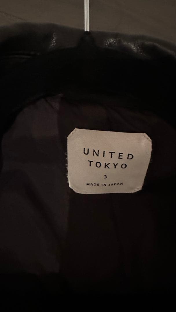 UnitedTokyo カーフダブルライダース サイズ3