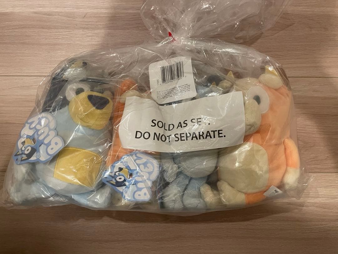 Bluey ブルーイ ヒーラー一家 ぬいぐるみ 4体セット