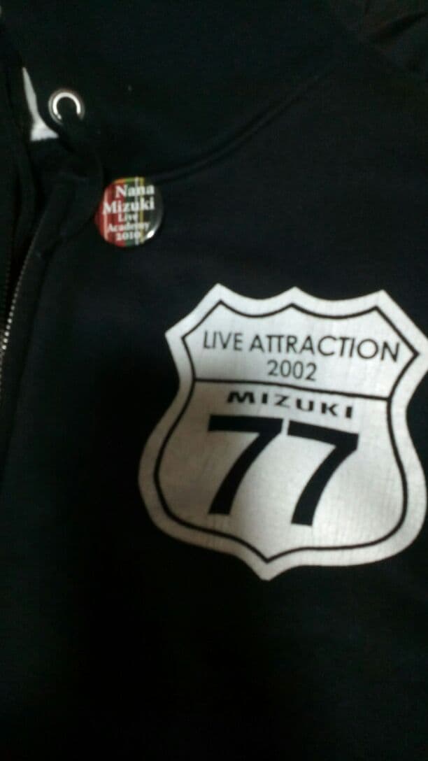 水樹奈々　NANAMIZUKI live アトラクション2002のパーカー