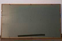 【真作】絵画　日本画　扇面画　兎と秋草　月に想いを馳せて　雅のこころ　Y114