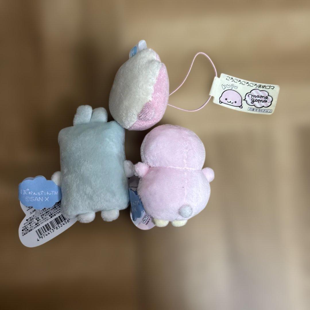 新品・入手困難・激レア・サンエックス・まめゴマ・ぽかんとたん・てのりぬいぐるみ