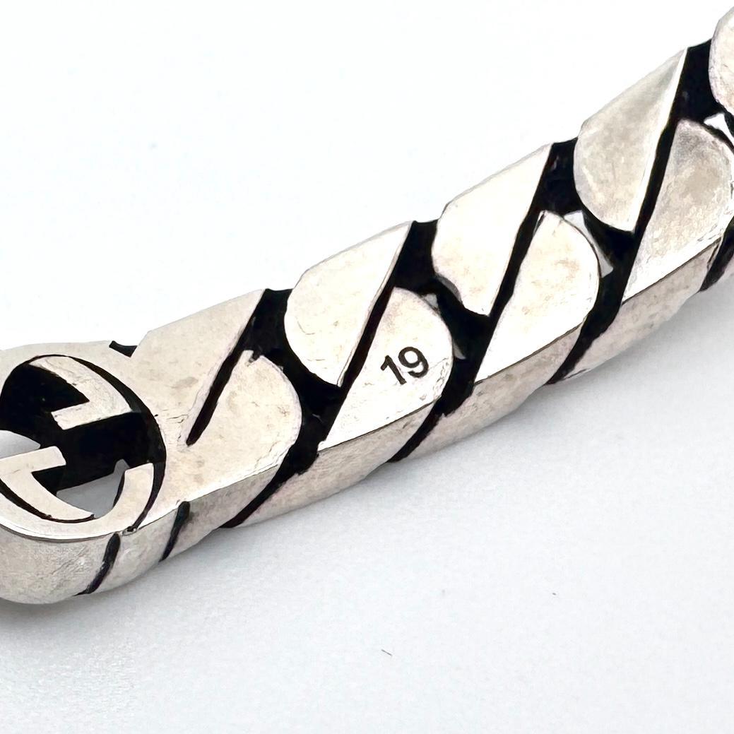 グッチ インターロッキング バングル 925