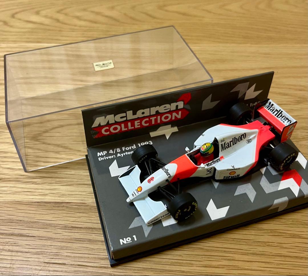 ミニチャンプス F1 マクラーレンフォード MP4/8 A.セナ マルボロ仕様