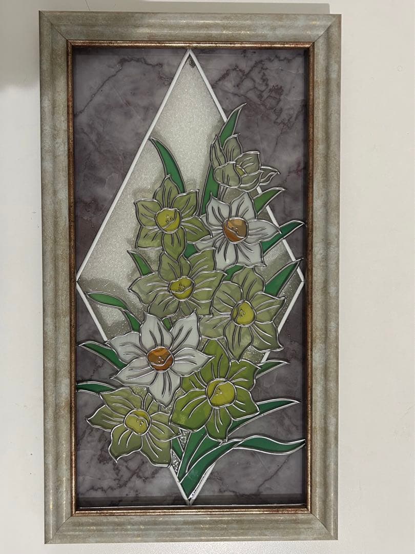 グラスアート 水仙