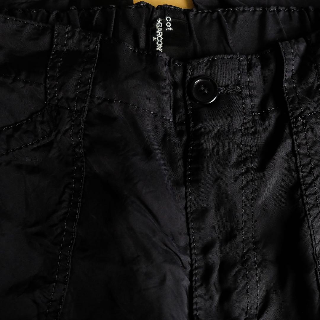 トリコ　コムデギャルソン キュプラ カーゴパンツ S 濃紺