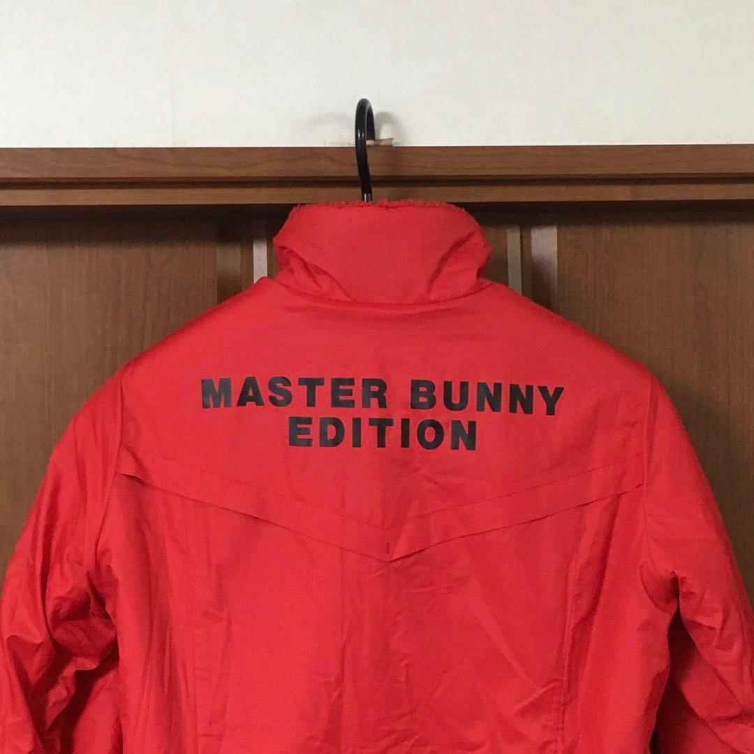 美品　マスターバニー　リバーシブル　ブルゾン　１　赤　フリース　パーリーゲイツ