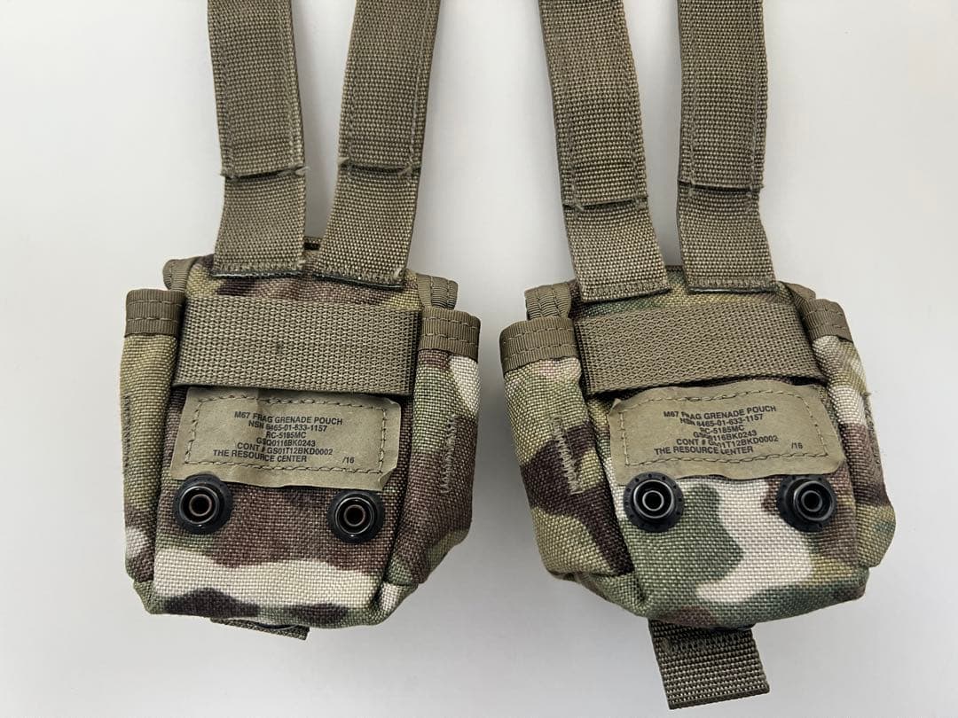 SOFLCS M67 FRAG Grenade Pouch×2 Multicam