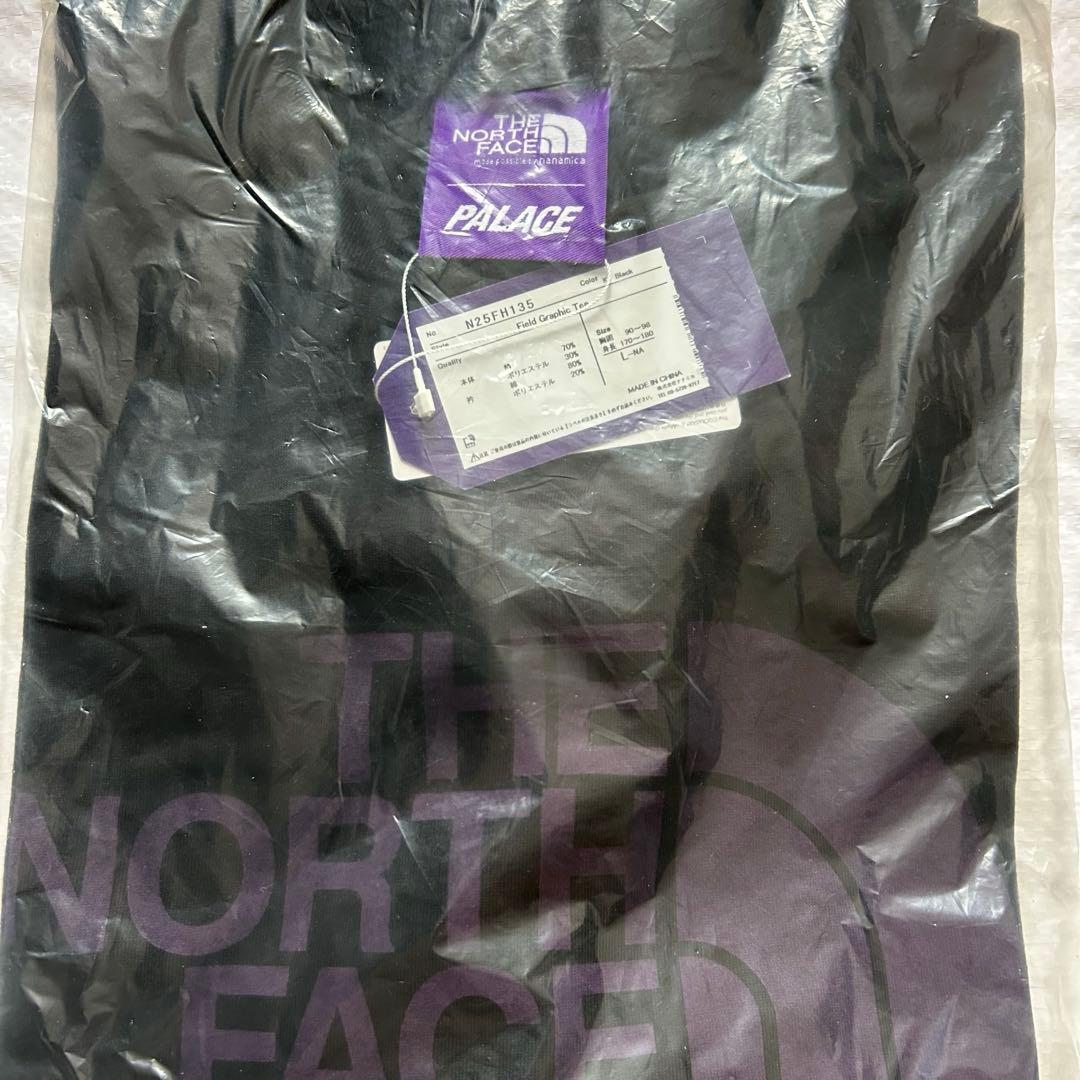 PALACE x The North Face Tee BLACK Ｌ　パレス