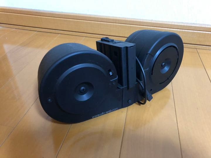 SR25 本体　C-MAG UFC製ドラムマガジン　ジャンク