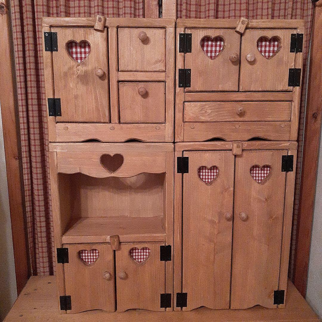 専用です。C60.カントリー家具(4点セット)16000円