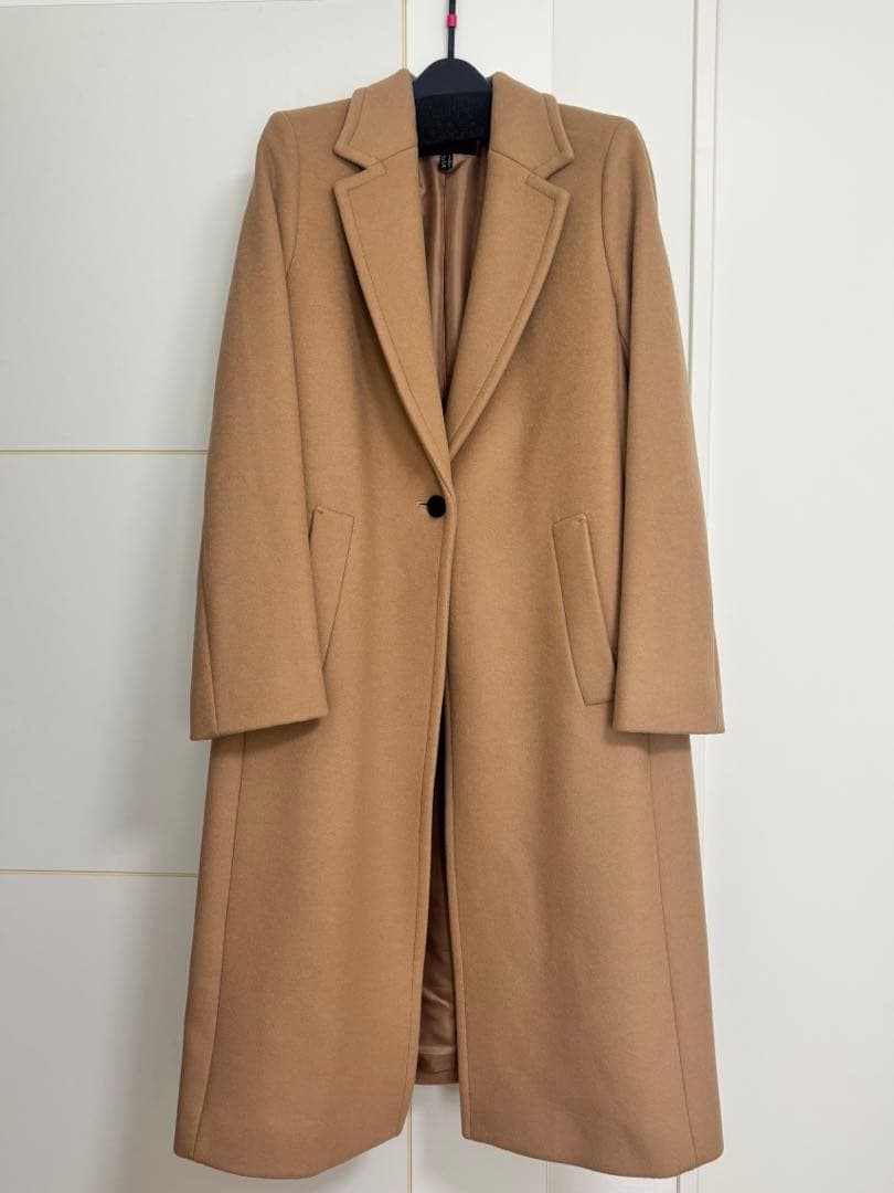 【未使用・美品】ICBチェスターコート(11号・キャメル)