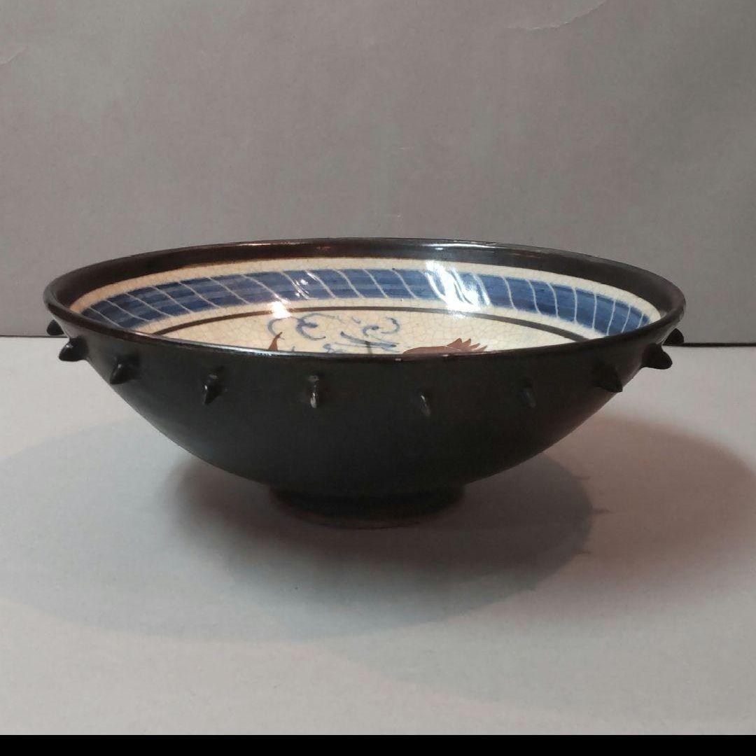 81Z366陶芸 鉢 色絵鉢 中国美術 古美術 骨董 茶道具陶芸