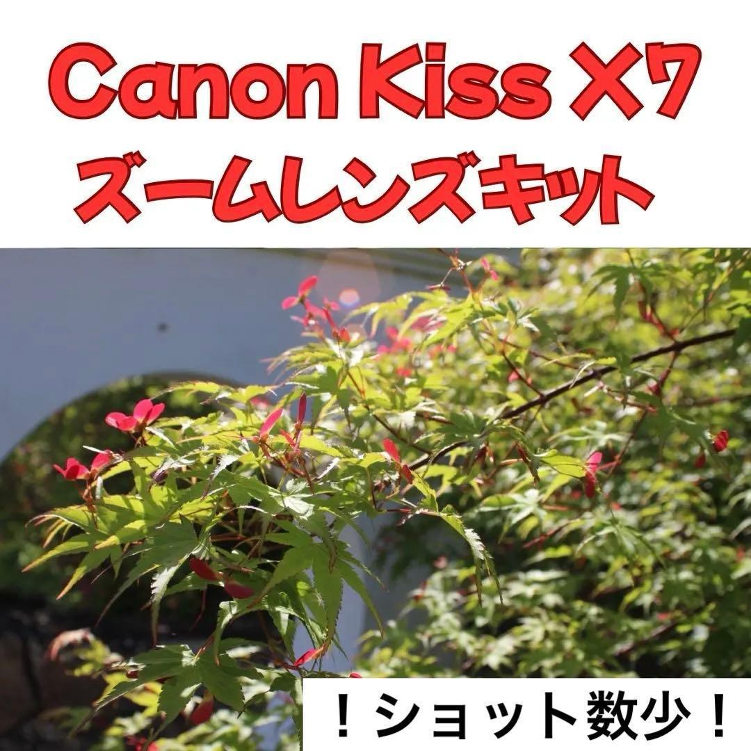 ホワイトCanon X7✨️静音USMレンズ＋取説・CD・元箱付！女性人気♥️