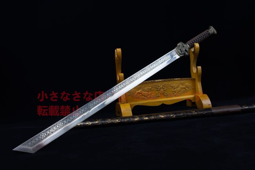 殺意の絶影唐刀  武具　刀装具　日本刀　模造刀 横刀  直刀