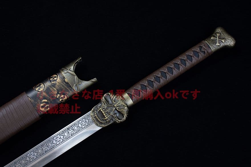 殺意の絶影唐刀  武具　刀装具　日本刀　模造刀 横刀  直刀
