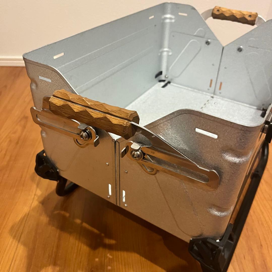 シェルフコンテナ 25 アシグリップ サイドバー レッグ付き　2個セット