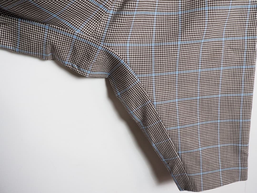 美品 コムデギャルソン オム プリュス チェック サルエル パンツ 209P▲