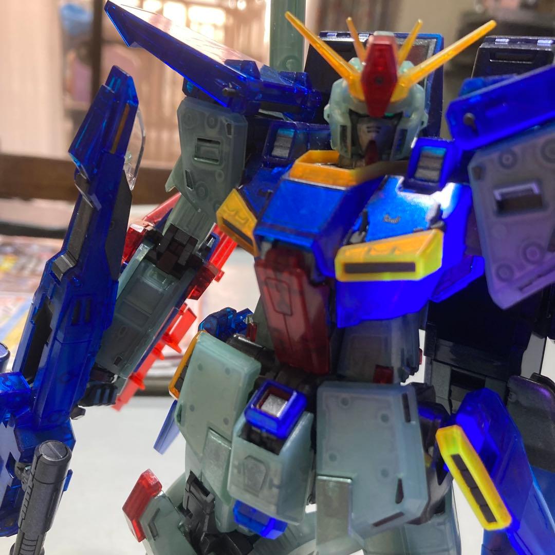 MGZZ GUNDAM \"Ver.Ka\" 限定版クリアメカニカルコアメッキ風塗装