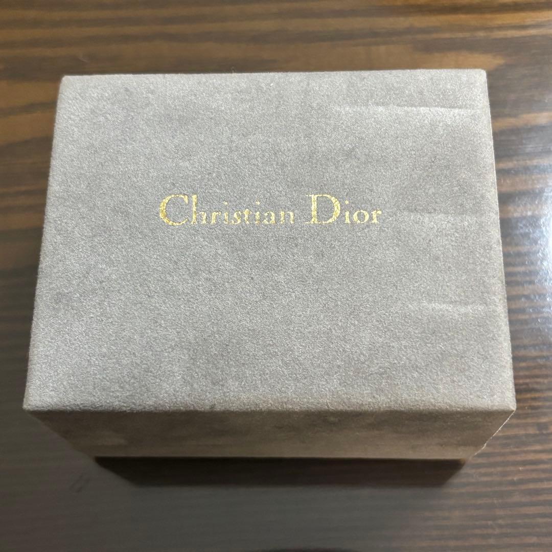 ［激レア　未使用級］ディオール　薔薇　シルバー　ラインストーン　ブローチ