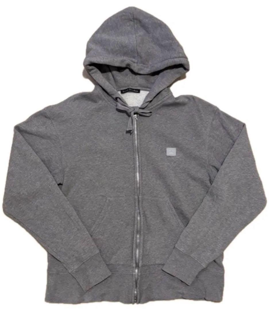 ACNE アクネスタジオ　パーカー　メンズ　フーディ　グレー　S