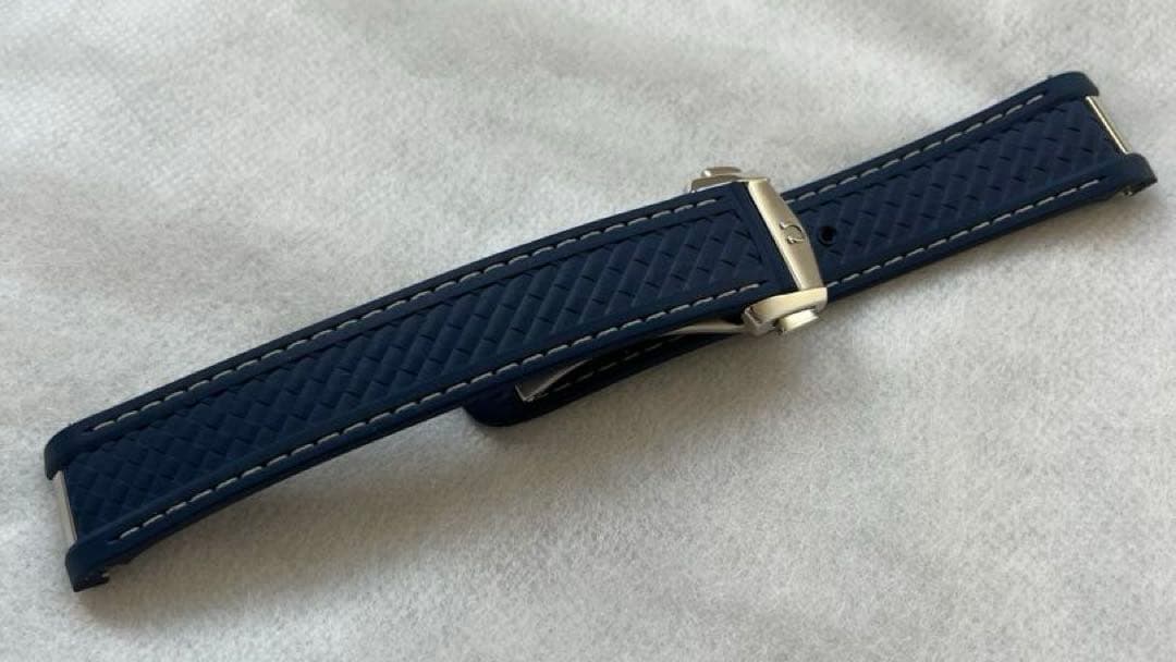 【美品】オメガ純正品　シーマスターアクアテラ　ラバーストラップ　20mm幅